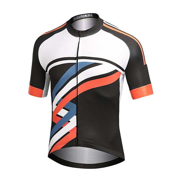 Sports & Outdoors Cycling | 21Grams Mens Short Sleeve Cycling Jersey Bike Top with 3 Rear Pockets Mountain Bike MTB Road Bike Cy