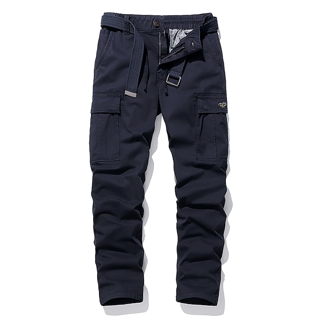  Herren Cargohosen Wanderhose Wanderhosen Militär Sommer Außen Regular Fit Ripstop Multi Pocket Verschleißfestigkeit Kratzfest Hosen / Regenhose Unten Schwarz Armeegrün Baumwolle Campen und Wandern
