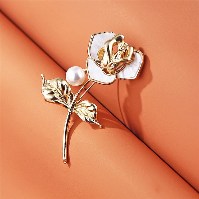 Shoes & Bags Fashion Accessories | Womens Brooches Classic Flower Stylish Artistic Elegant Cute Sweet Brooch Jewelry White Pearl