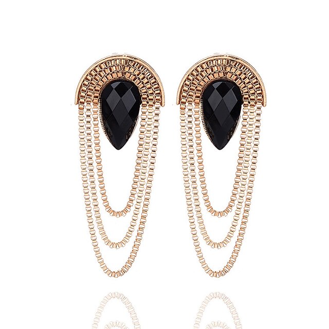 Shoes & Bags Fashion Accessories | Womens Drop Earrings Pear Cut Drop Stylish Fashion Classic Modern Sweet Earrings Jewelry Gold
