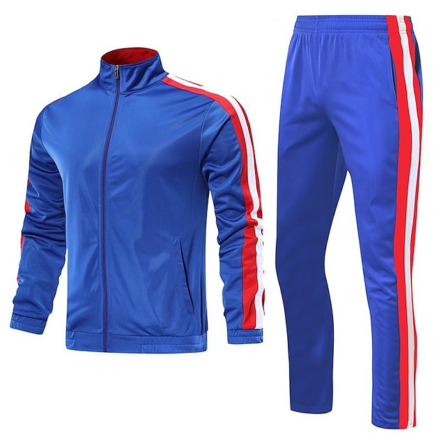 Sports & Outdoors Running, Jogging & Walking | Unisex 2 Piece Full Zip Tracksuit Sweatsuit Casual Athleisure 2pcs Long Sleeve Th