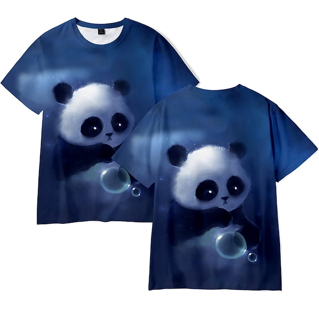 Toys & Hobbies Cosplay & Costumes | Inspired by Panda Bing Dwen Dwen T-shirt Anime 100% Polyester Anime Harajuku Graphic Kawaii 