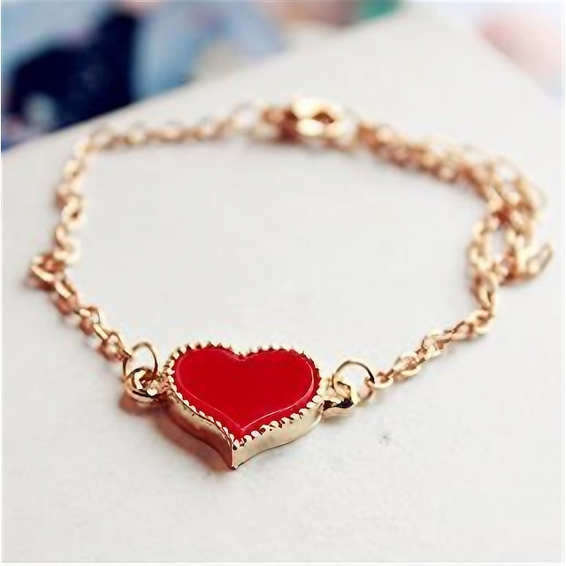 Womens Clothing Womens Accessories | Womens Bracelets Chic & Modern Street Heart Bracelets & Bangles - YH96312