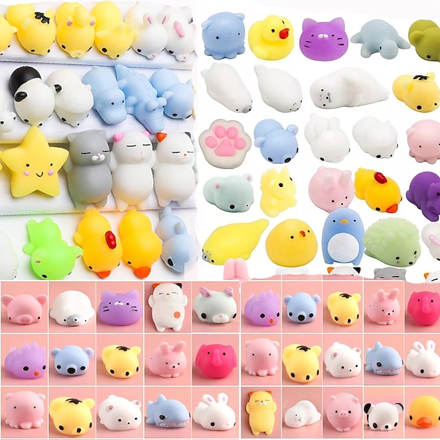 Finger Toy Squishies Sensory Fidget Toy Stress Reliever 30 pcs Portable ...