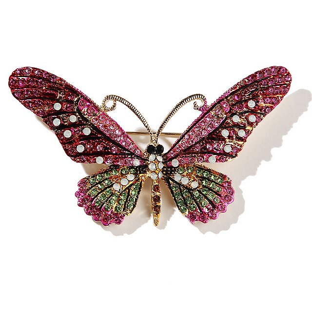 Shoes & Bags Fashion Accessories | Womens Brooches Classic Butterfly Stylish Artistic Luxury Trendy Sweet Brooch Jewelry Multico