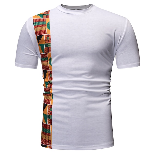  Pariskuntien Miesten Naisten T-paita Moderneja afrikkalaisia asuja Afrikkalainen printti Dashiki Naamiaiset Aikuiset T-paita Juhla