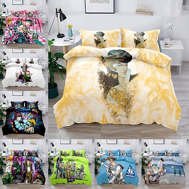 3D Splatoon Game Kids Bedding Set Duvet/Quilt/Doona Cover Pillowcase 3-Piece