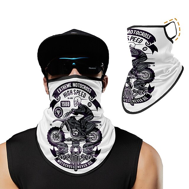 

Headwear Balaclava Neck Gaiter Neck Tube Skull Sunscreen Breathable Quick Dry Dust Proof Bike / Cycling Polyester Summer for Men's Women's Adults' Outdoor Exercise Cycling / Bike Skull 1 PC