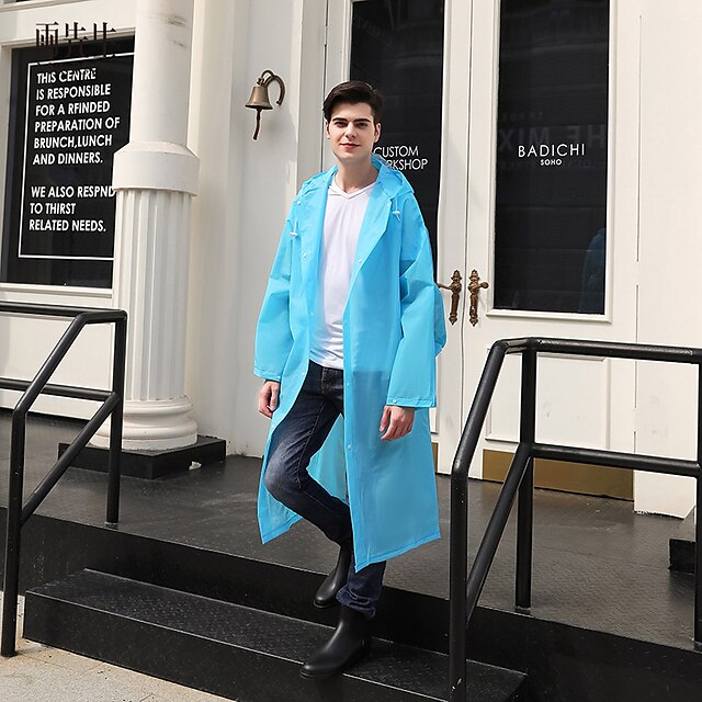 

Backpack Adult Raincoat Non-disposable Travel Rain Gear Fashion Men and Women Thickened One-piece Eva Poncho