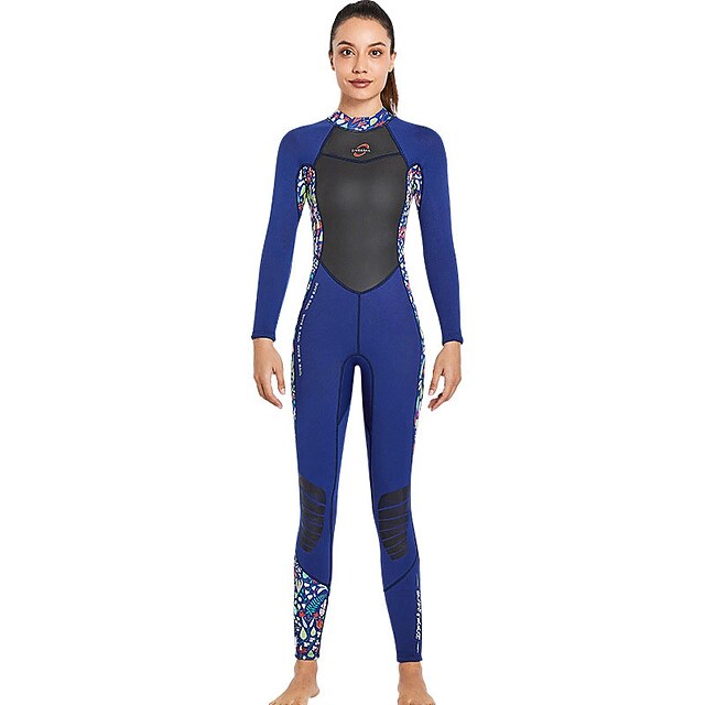 Sports & Outdoors Surfing, Diving & Snorkeling | Dive&Sail Womens Full Wetsuit 3mm SCR Neoprene Diving Suit Thermal Warm Windpro