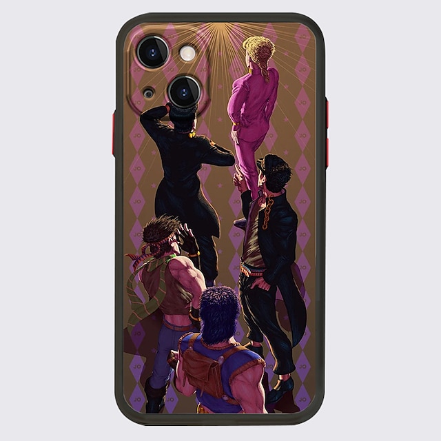 

JoJo's Bizarre Adventure Phone Case For Apple iPhone 13 Pro Max 12 11 SE 2020 X XR XS Max 8 7 Unique Design Protective Case Shockproof Dustproof Back Cover TPU