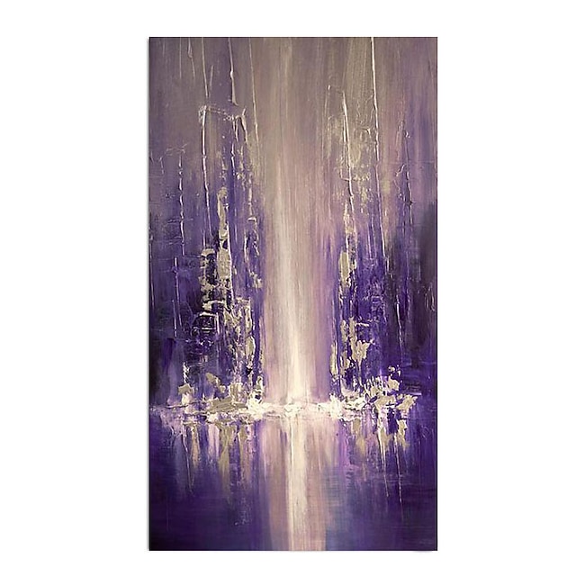 

Oil Painting Hand Painted Vertical Abstract Landscape Modern Impressionism Rolled Canvas (No Frame)