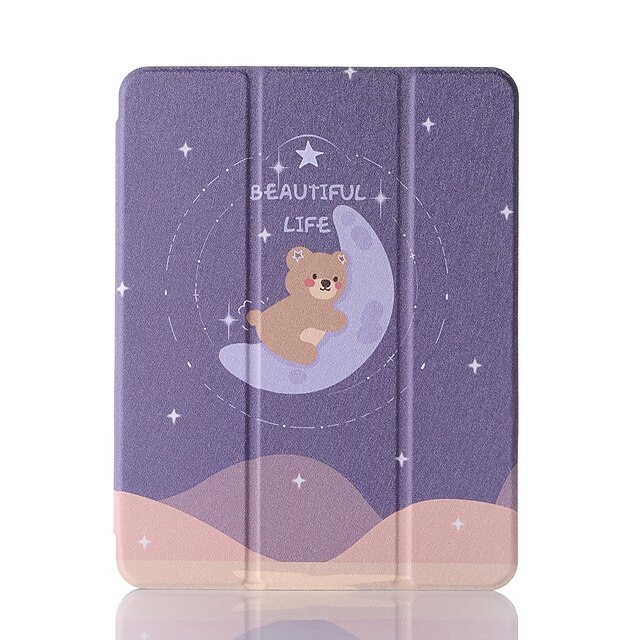 

Tablet Case Cover For Apple iPad 10.2'' 9th 8th 7th iPad Pro 12.9'' 5th iPad mini 6th Pencil Holder Shockproof Dustproof Graphic PU Leather