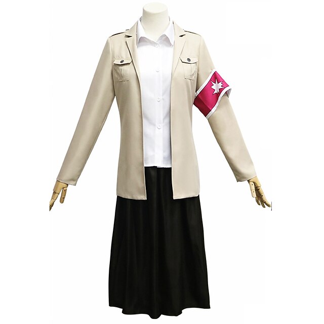

Inspired by Attack on Titan Pieck Finger Anime Cosplay Costumes Japanese Cosplay Suits Coat Blouse Skirt For Women's