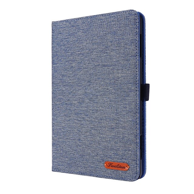 

Tablet Case Cover For Amazon Kindle Fire HD 10 2019/2017 Fire HD 8 (2017) Portable Card Holder Shockproof Solid Colored Cotton Fabric