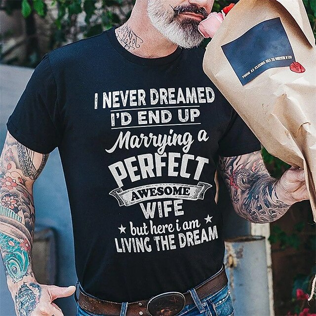 

Men's T shirt Hot Stamping Graphic Prints Letter Crew Neck Casual Daily Print Short Sleeve Tops Lightweight Fashion Big and Tall Sports White Black Gray