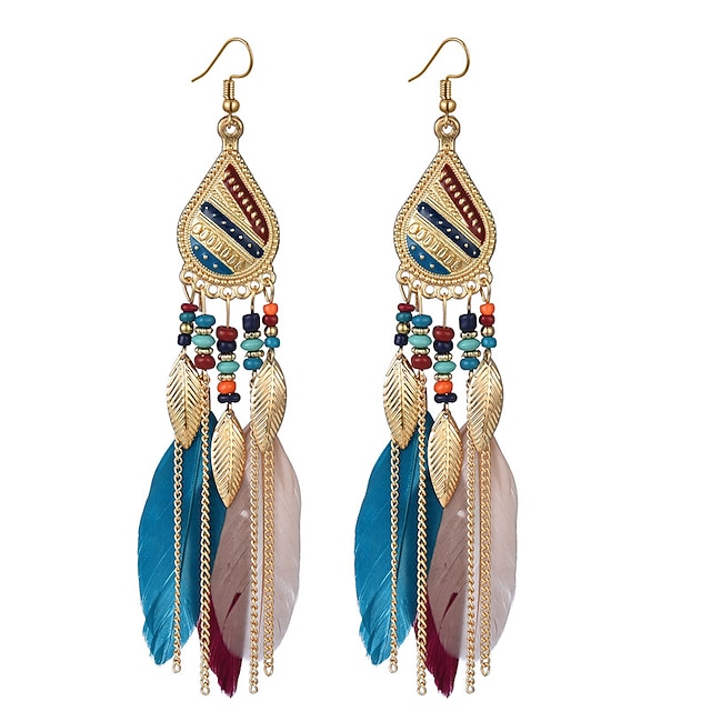 

Women's Earrings Chic Modern Street Color Block Earring