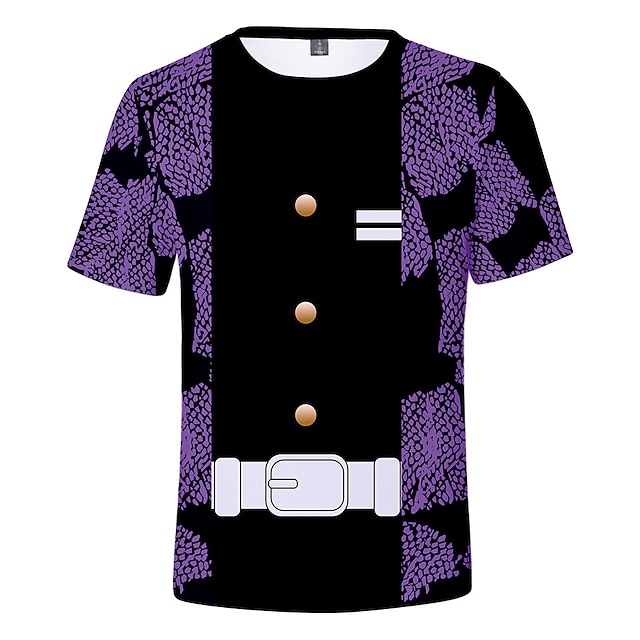 

Inspired by Demon Slayer: Kimetsu no Yaiba Obanai Iguro T-shirt Cartoon 100% Polyester Anime Harajuku Graphic Kawaii T-shirt For Men's / Women's / Couple's