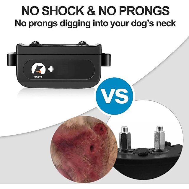 No Shock Dog Training Collar 3300ft Range Beep Vibrating Pet Trainer
