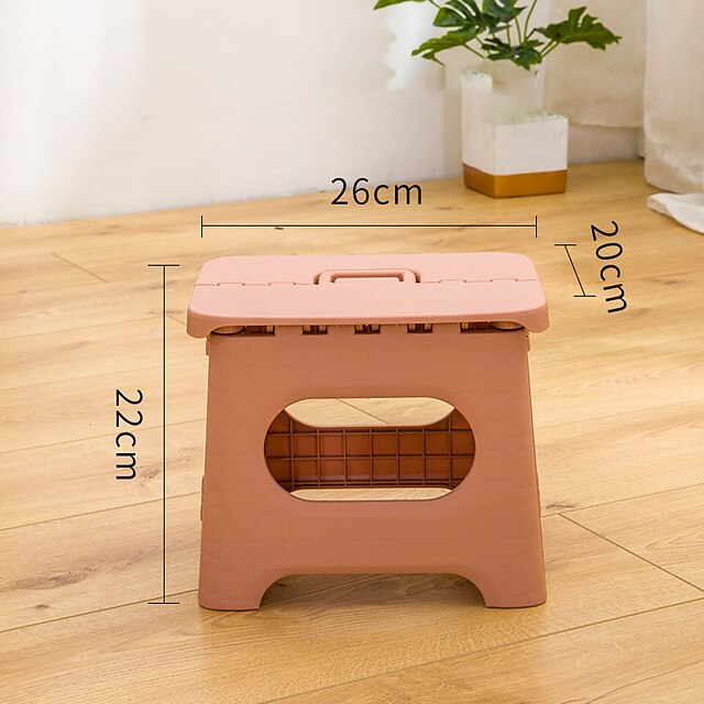 Home & Garden Home Decor | Folding Stool Plastic Household Simple Folding Stool Maza Stool Outdoor Portable Small Stool - NI1170