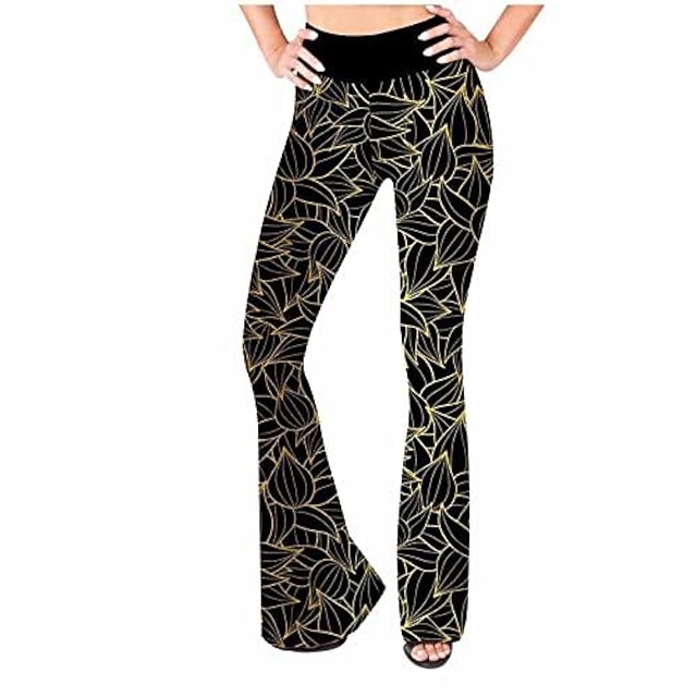Floral Print Flare Pants for Women 