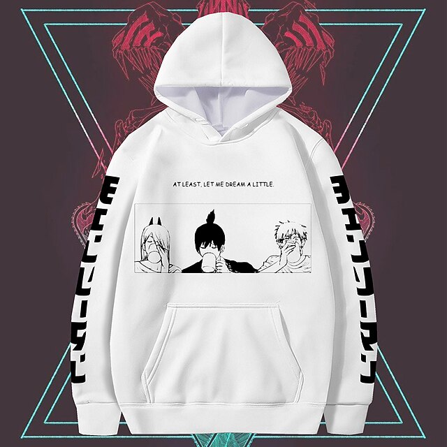 

Inspired by Chainsaw Man Makima Hoodie Cartoon 100% Polyester Anime Harajuku Graphic Kawaii Hoodie For Men's / Women's / Couple's