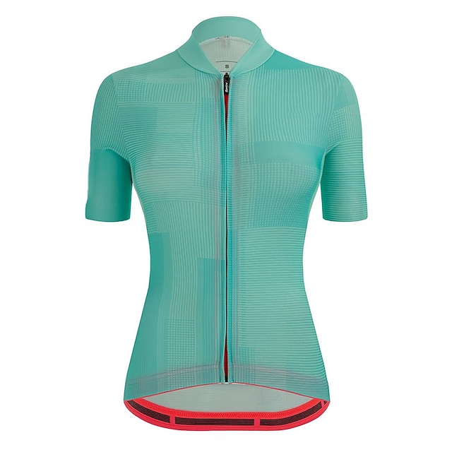 

21Grams Women's Short Sleeve Cycling Jersey Summer Spandex Green Bike Top Mountain Bike MTB Road Bike Cycling Quick Dry Moisture Wicking Sports Clothing Apparel / Stretchy / Athleisure