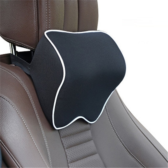  StarFire Universal Car Neck Headrest Pillow Car Accessories Cushion Comfortable Auto Seat Head Support Neck Protector Automobiles Seat Neck Rest Memory Cotton 1pcs