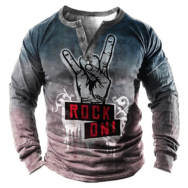 

Men's Sweatshirt Pullover Graphic Hand Print Sports Outdoor Casual Daily 3D Print 3D Print Basic Hoodies Sweatshirts Gray