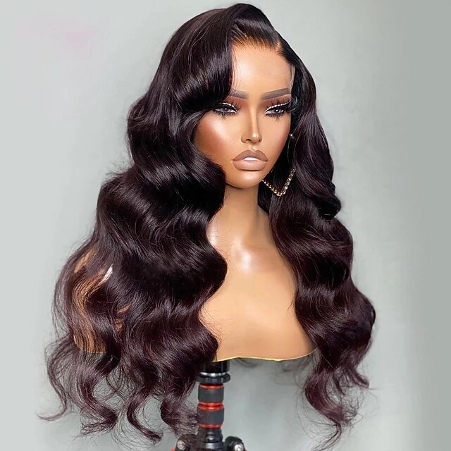 

Synthetic Lace Wig Loose Wave Style 20 22 24 inch Black Middle Part 132.5 lace front Wig Women's Wig Black / Daily Wear