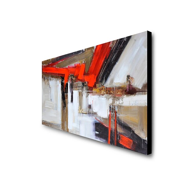 Home & Garden Wall Art | Oil Painting Hand Painted Horizontal Abstract Modern Stretched Canvas - AW07278