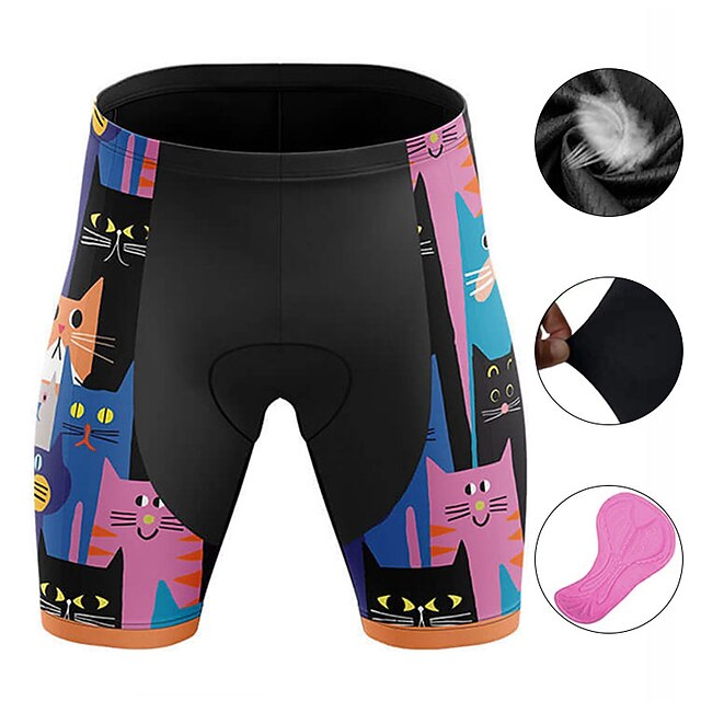 21Grams® Per donna Pantaloncini imbottiti da ciclismo Bicicletta Pantaloncini  imbottiti di protezione Pantaloni Ciclismo da montagna Cicismo su strada  Gli sport Gatto Blu Pad 3D Traspirante del 9014782 2022 a $18.03