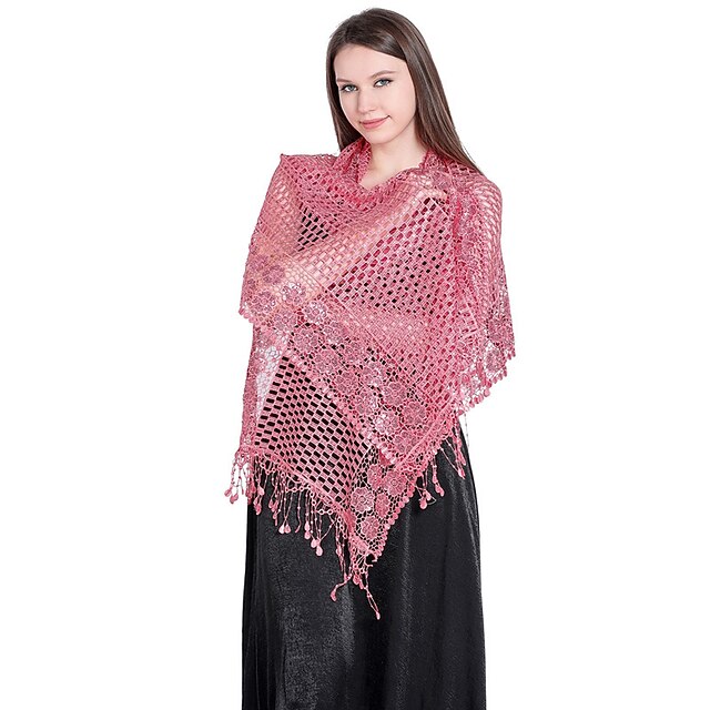 

Sleeveless Elegant Lace Party / Evening / Birthday Women's Wrap With Lace / Appliques / Paillette