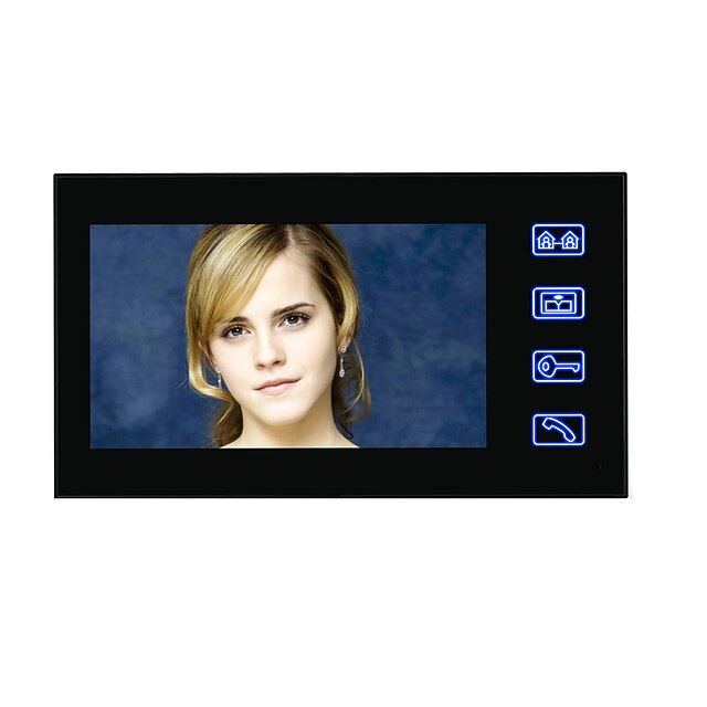 

MOUNTAINONE SY816 Wired Multifamily video doorbell 7 inch Ding dong 960640 Pixel One to One video doorphone