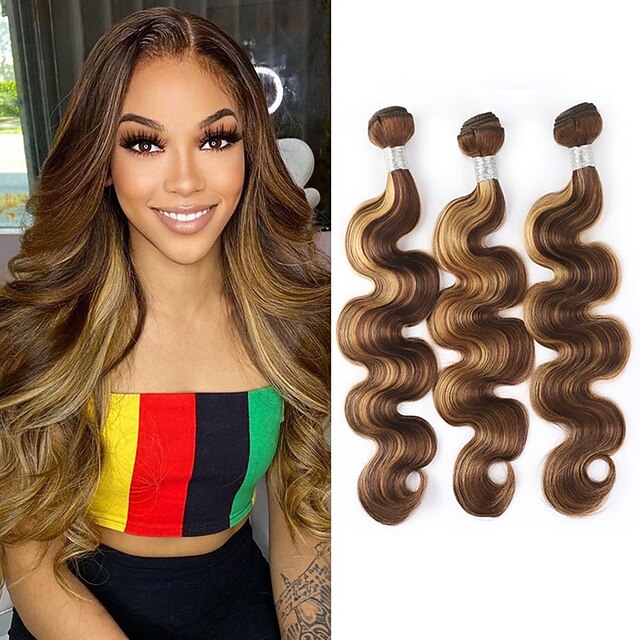3 Bundles Hair Weaves Brazilian Hair Body Wave Human Hair Extensions