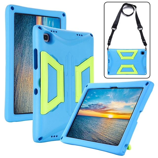 

Tablet Case Cover For Samsung Galaxy Tab A8 A7 Lite Portable Shoulder Strap Shockproof Solid Colored EVA