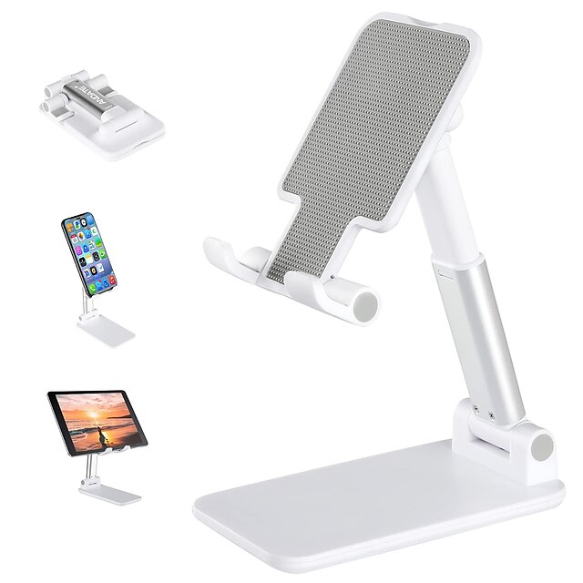 Phones & Accessories Phone Mounts & Holders | Cell Phone Stand Holder Angle Height Adjustable Cell Phone Stand for Desk, Foldabl