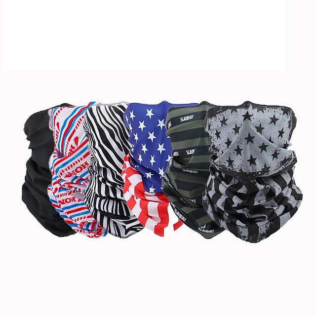 

Headwear Balaclava Neck Gaiter Neck Tube Stripes National Flag Sunscreen Breathable Quick Dry Dust Proof Bike / Cycling Spandex Polyester Summer for Men's Women's Adults' Outdoor Exercise Cycling