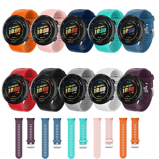 Watch Band for Garmin Silicone Replacement Strap Breathable Sport Band Wristband 17