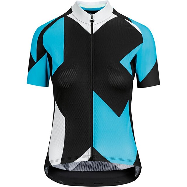 

21Grams Women's Short Sleeve Cycling Jersey Summer Spandex Green Blue Bike Top Mountain Bike MTB Road Bike Cycling Quick Dry Moisture Wicking Sports Clothing Apparel / Athleisure