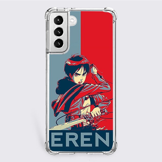 

Attack on Titan Phone Case For Samsung Galaxy S22 S21 S20 Plus Ultra FE Unique Design Protective Case Shockproof Dustproof Back Cover TPU