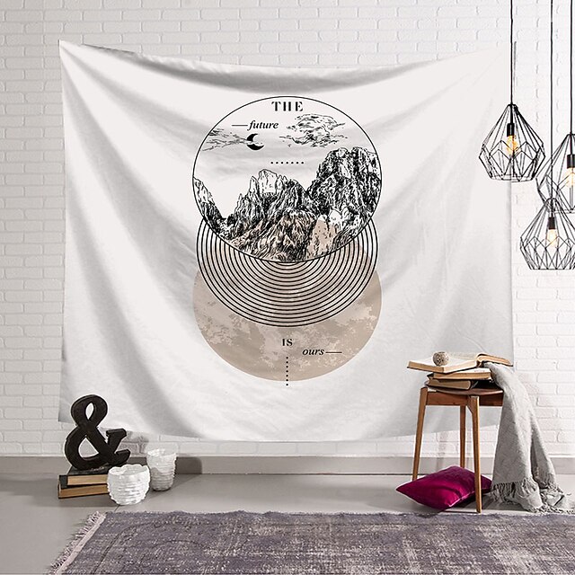

Chinese Style Wall Tapestry Art Decor Blanket Curtain Hanging Home Bedroom Living Room Decoration Polyester