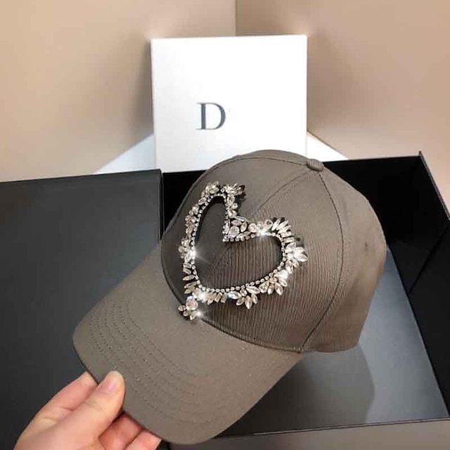

Elegant Fashion Cotton Hats with Crystals / Rhinestones 1pc Wedding Headpiece