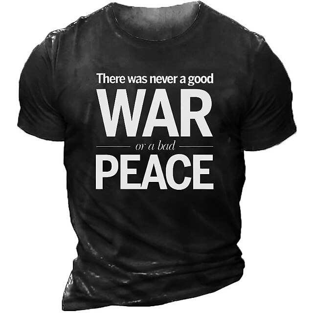 

Men's Unisex T shirt 3D Print Graphic Prints Letter Crew Neck Street Daily Print Short Sleeve Tops Basic Casual Fashion Retro Black