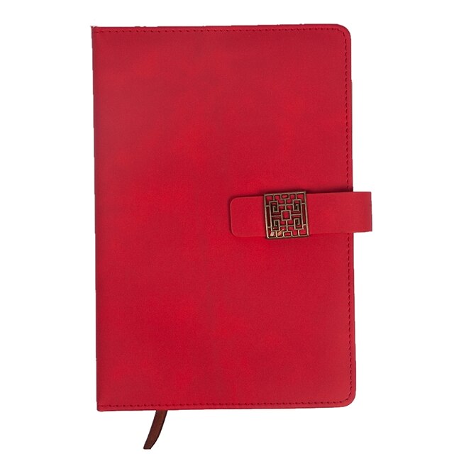 

Notebook Ruled A5 5.8×8.3 Inch Retro Leather SoftCover Portable 200 Pages Notebook for Office