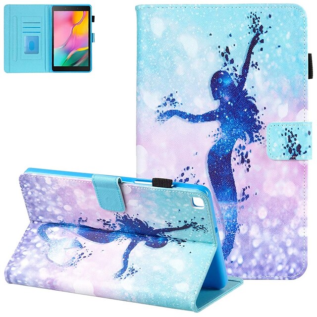 

Tablet Case Cover For Galaxy Tab A 8.0 Case Stylish Slim Light Folio Stand Protective Wallet Case for Galaxy Tab S8 11'' S7 11'' Tab A8 10.5'' Tab A7 Lite 8.7'' 2022 2021
