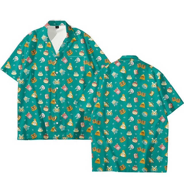 Toys & Hobbies Cosplay & Costumes | Inspired by Animal Crossing Tom Nook Blouse / Shirt Anime Terylene Anime Novel 3D Harajuku T