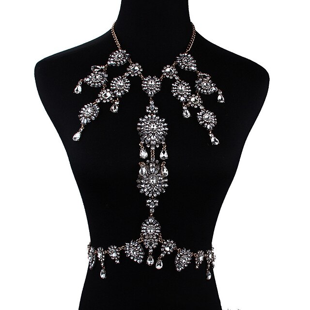 Women's Body Jewelry 78 cm Body Chain Rainbow / AB White Color / White