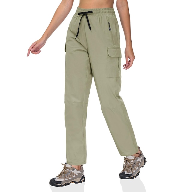 Mujer Pantalones cargo Pantalones para senderismo Verano Al aire libre  Transpirable Secado rápido Bolsillo con cremallera Ligero Correa Cintura  elástica Pantalones / Sobrepantalón Prendas de abajo 9036518 2022 – $33.89