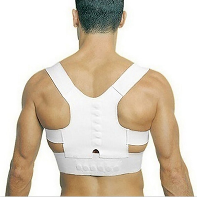  Magnetic Posture Back Support Corrector Belt Band Feel Effect Magnet Therapy Brace Shoulder Braces  Supports